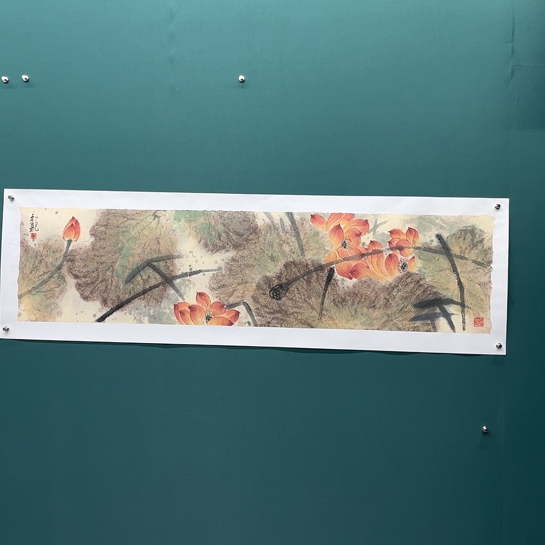 国画艺术家真人手绘