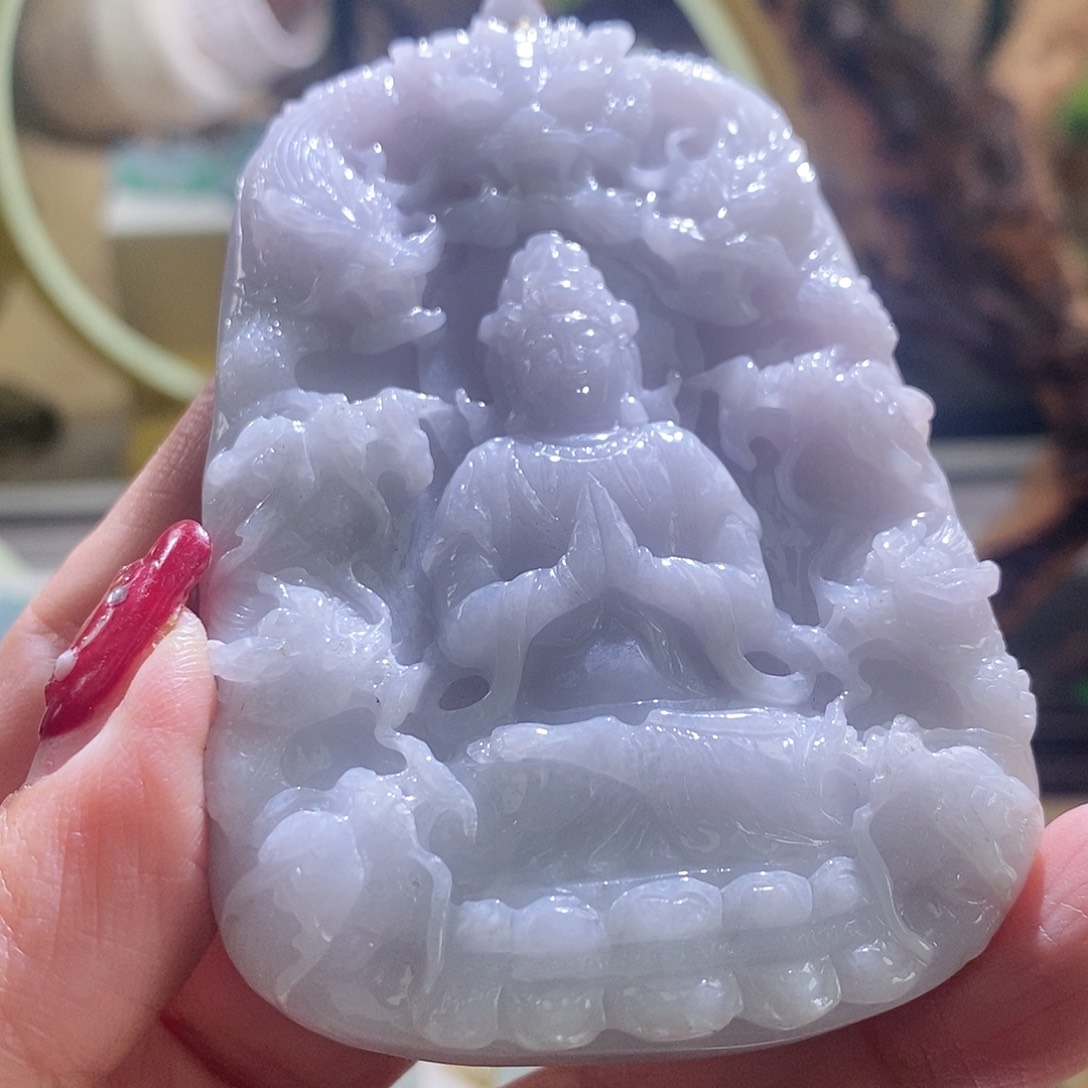 【闪购商品】翡翠颈饰未镶嵌观音