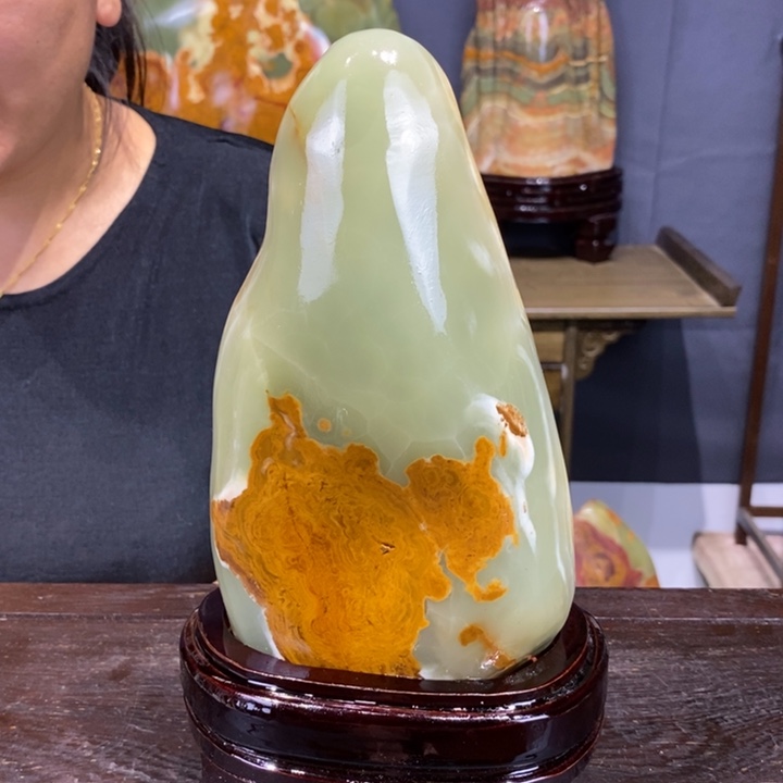 石材精品古青石摆件