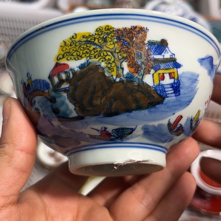 陶摆件景德镇陶瓷主人杯122