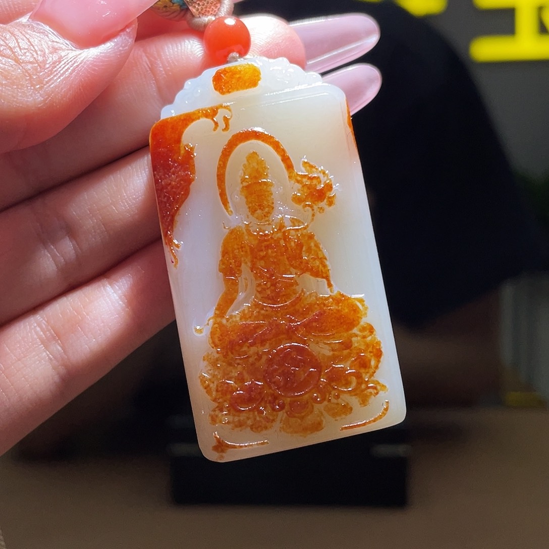 和田玉未镶嵌颈饰D2