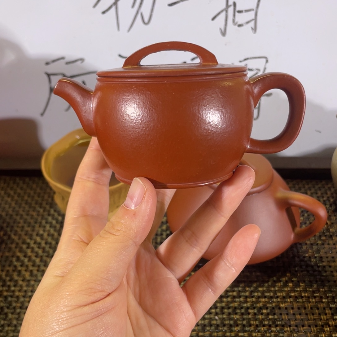 茶壶紫砂汉瓦微瑕全手