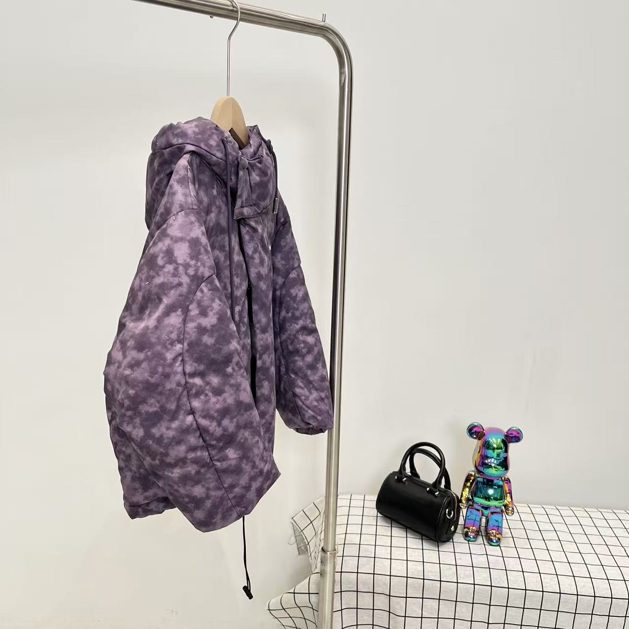 秋冬男童女童紫色羽绒服 1185阁系