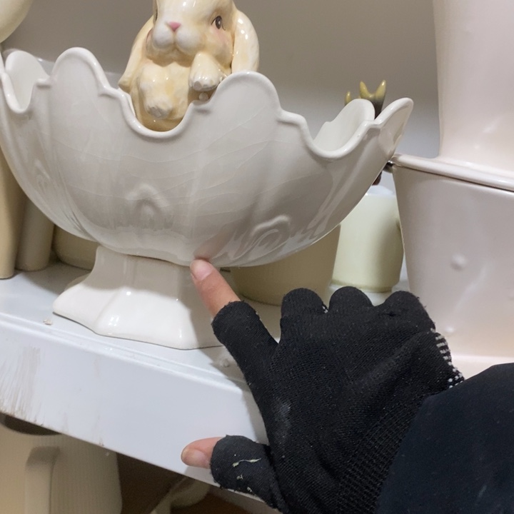 摆件瑶**期陶瓷摆件瑕疵特卖