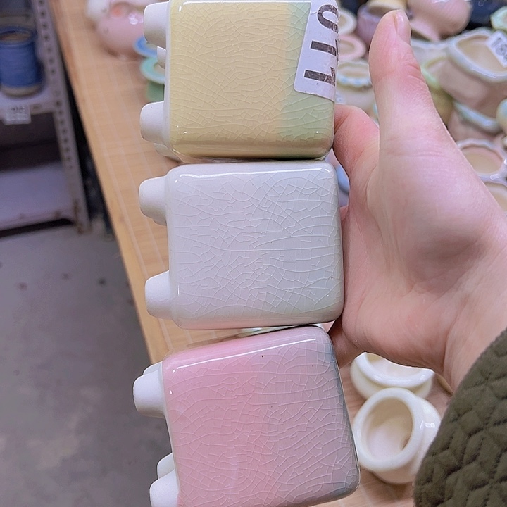 红陶陶瓷花盆当场满12包邮