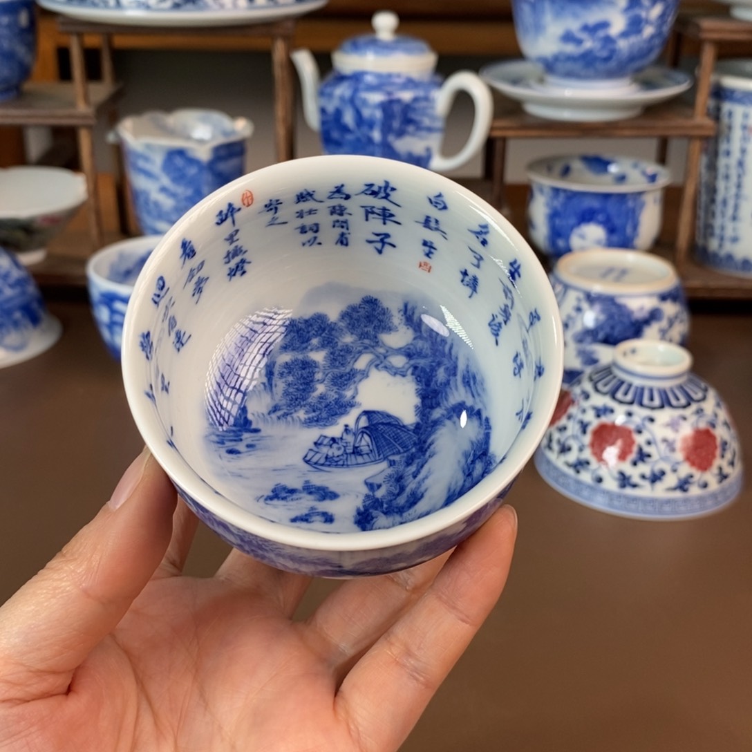 景德镇陶瓷手工手绘