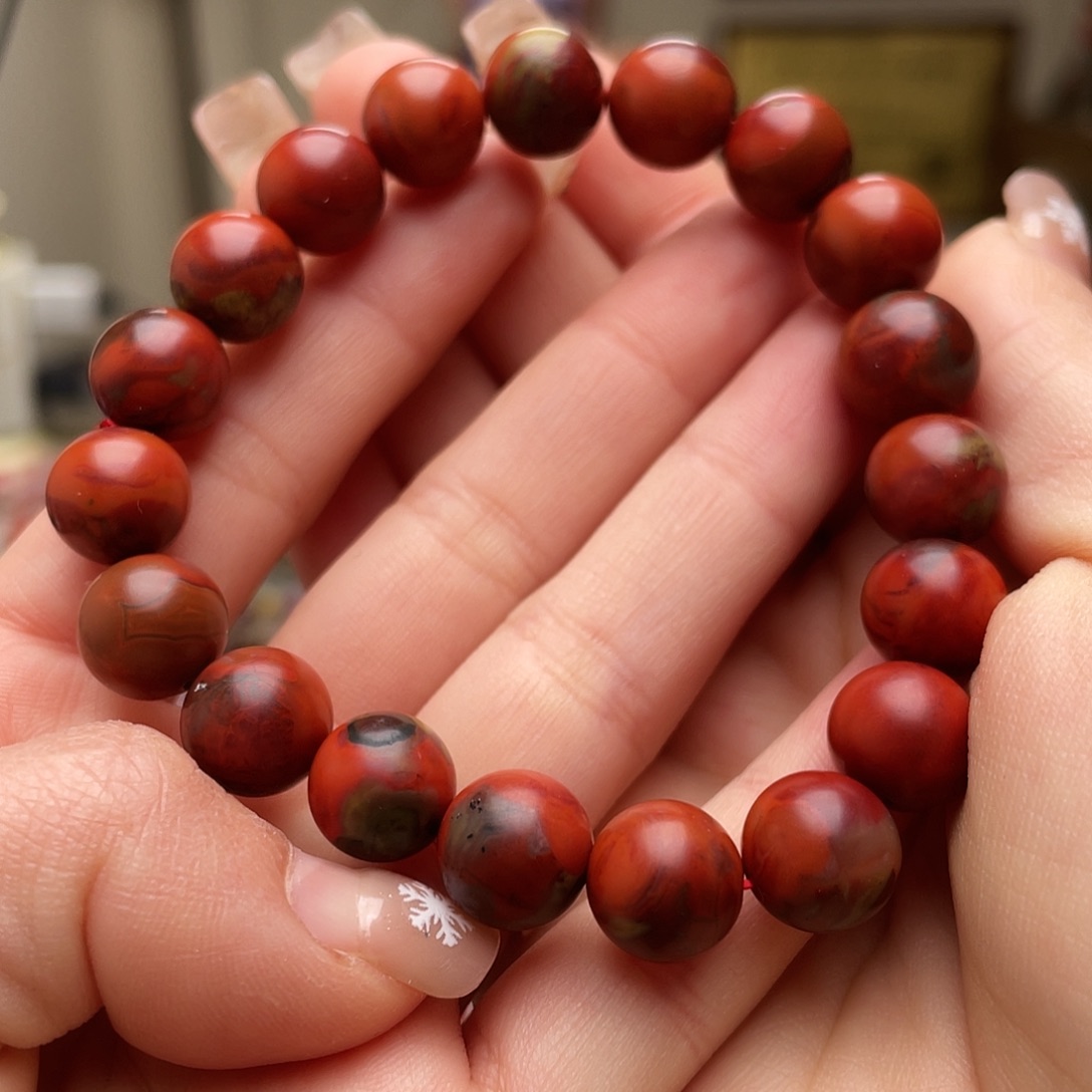 南红玛瑙手链未镶嵌