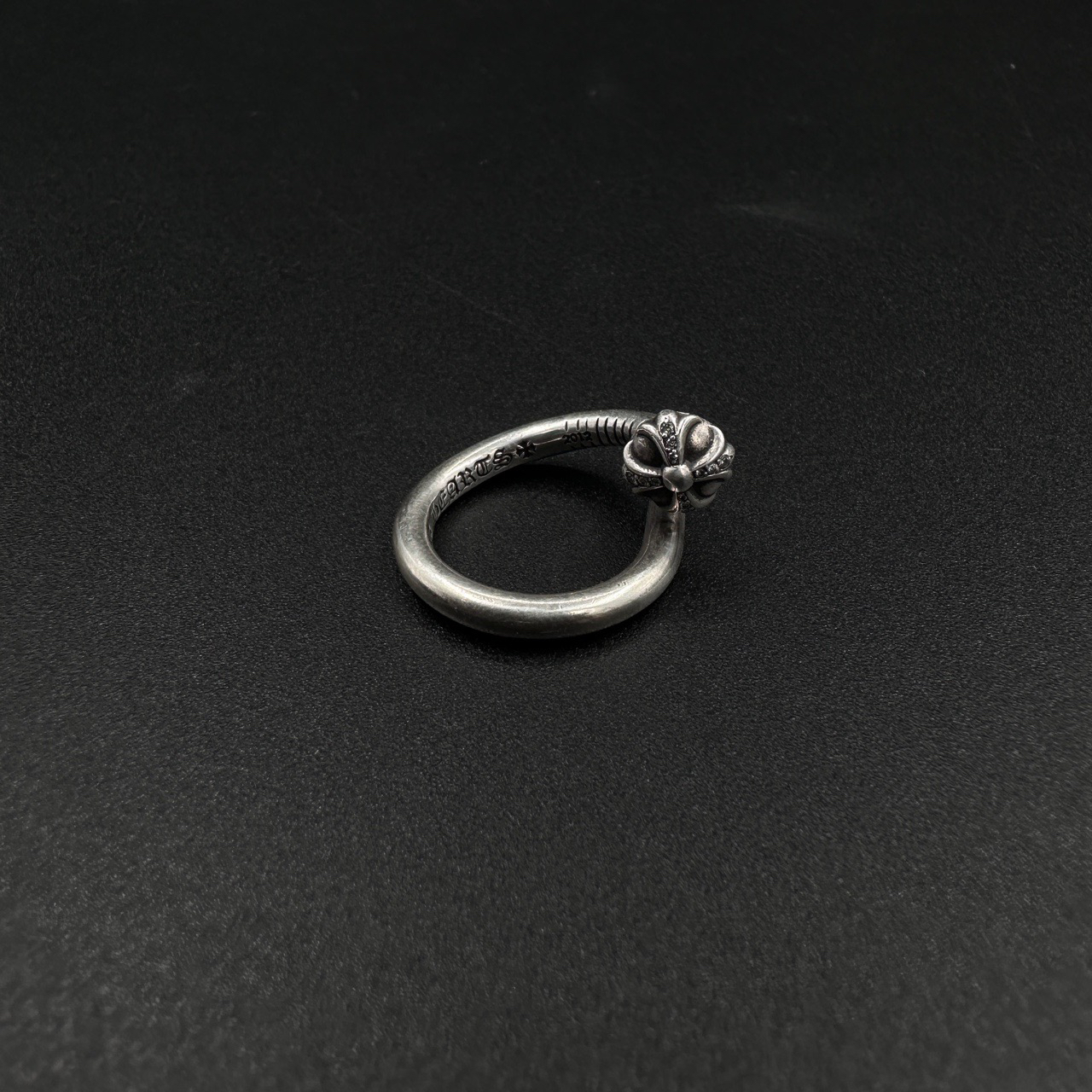 （jp）114 Chrome Hearts 克罗心 镶钻 钉子戒指 6码/95新/