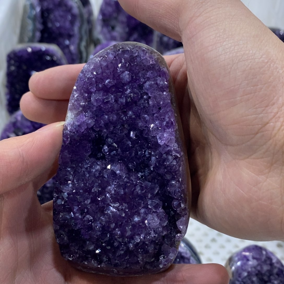 紫晶摆件摆件未镶嵌