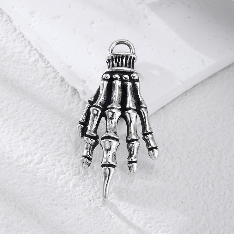 吊坠925银 复古个性百搭 爪子吊坠 多用小挂坠 流行时尚饰品挂饰