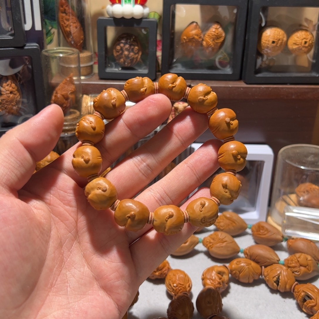 博****手串/手链橄榄核手工百态