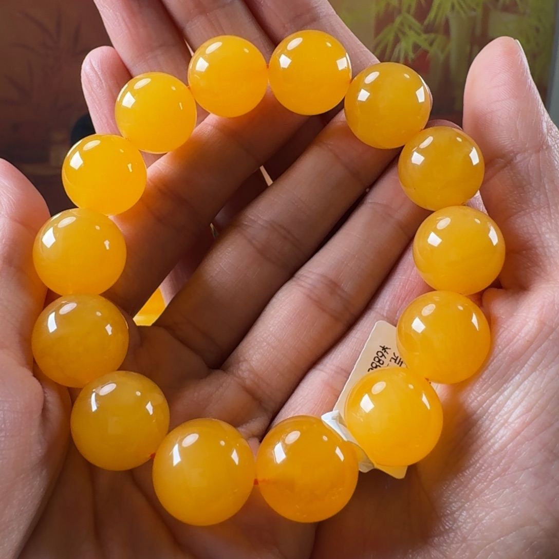 蜜蜡未镶嵌毛衣链