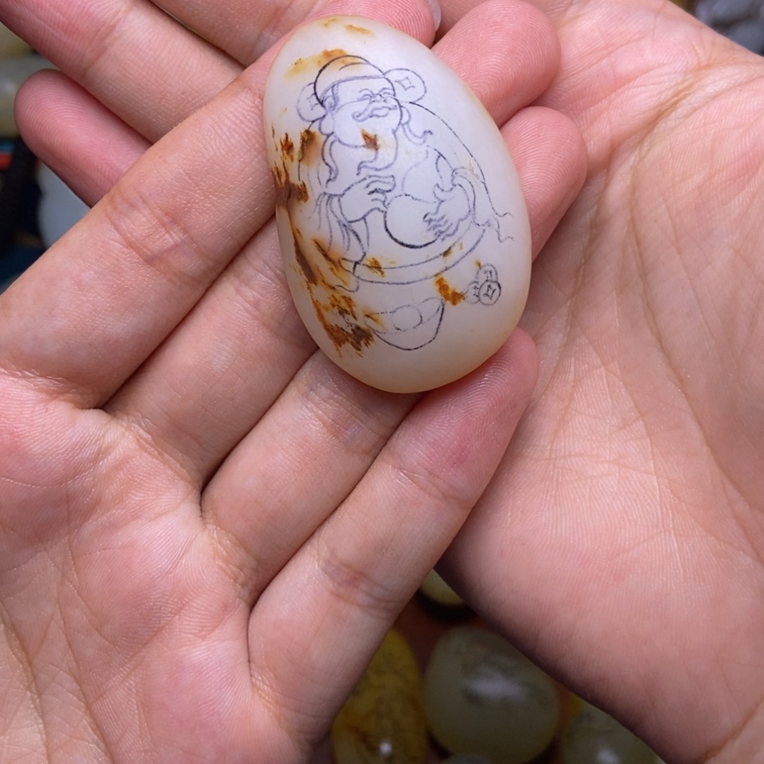 吊坠未镶嵌定制和田玉山***行