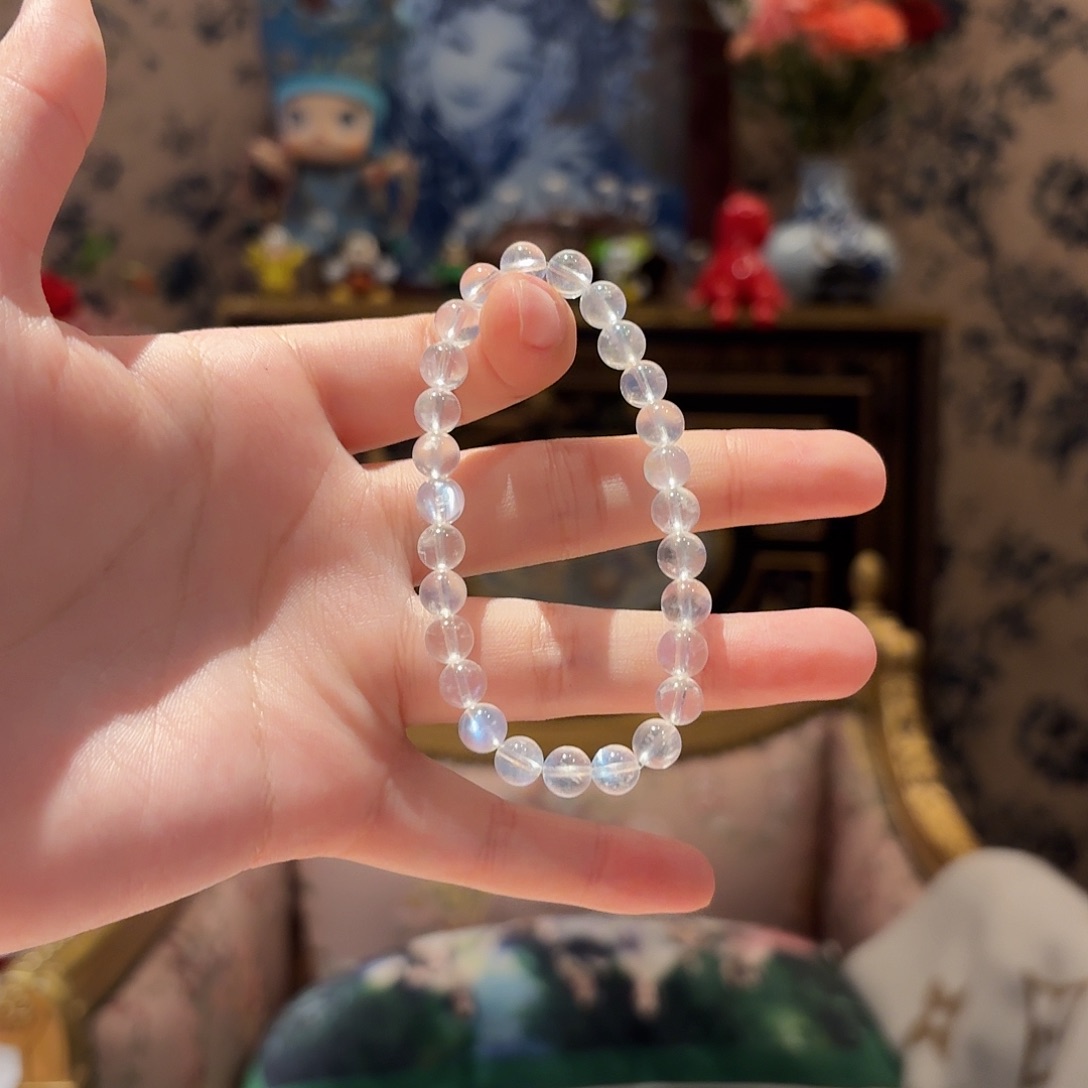 月光石手串未镶嵌手串