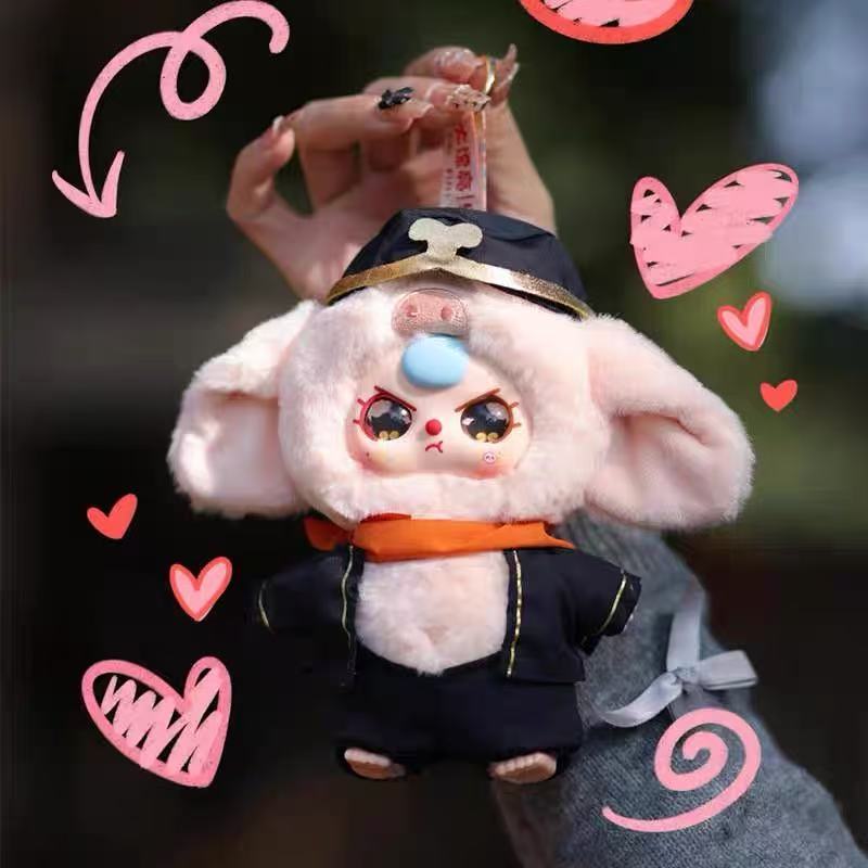 【拆盒】娃三岁大闹天宫正版潮玩毛绒盲盒挂件