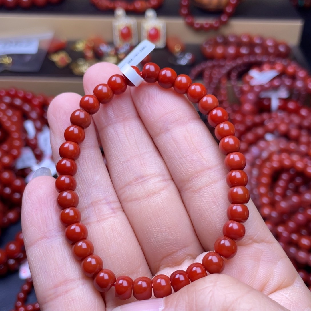 南红玛瑙未镶嵌手串