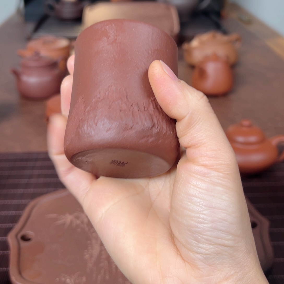 紫砂茶杯紫砂全手工主人杯