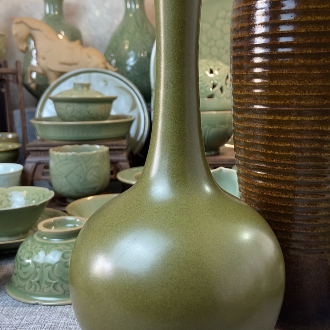 耀州窑福利款手工赏瓶