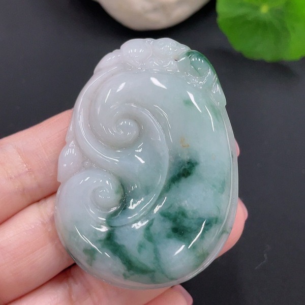 C17-天然A货翡翠-如意