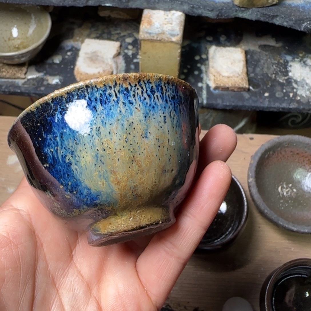 柚***豆茶盏柴烧建盏闪购链接2535