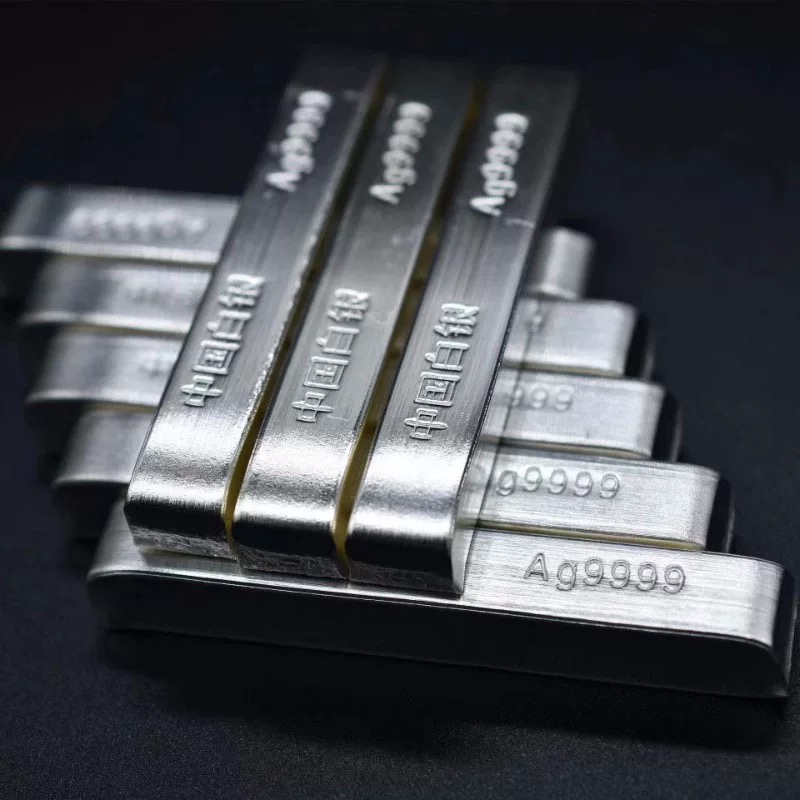 纯银银条999白银银料雪花银投资足银
