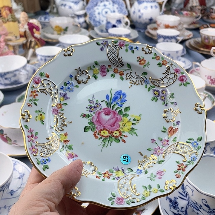 海外瓷器中古欧瓷小房子