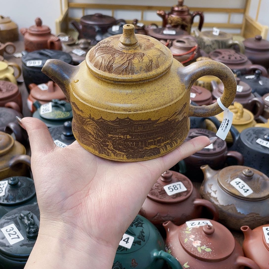 茶壶紫砂波*紫砂微瑕