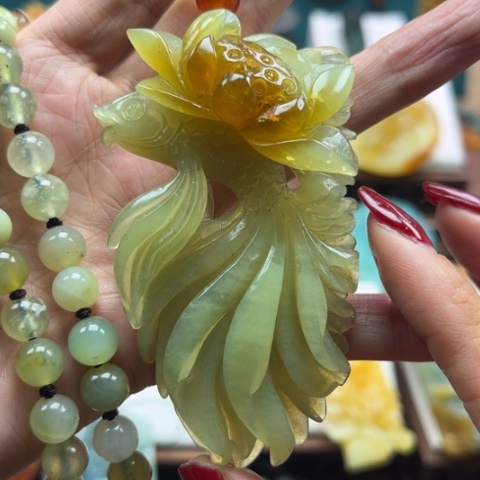 岫玉挂件未镶嵌挂件