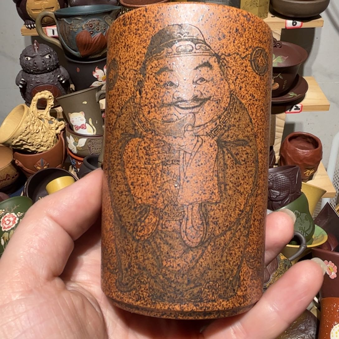 紫砂茶杯宜兴紫砂主人杯