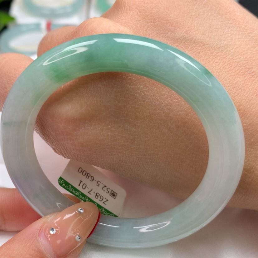 【闪购商品】翡翠手镯未镶嵌天然翡翠手镯