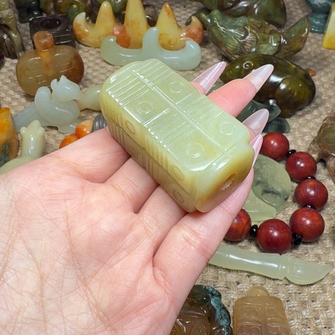 白玉菩提吊坠挂件