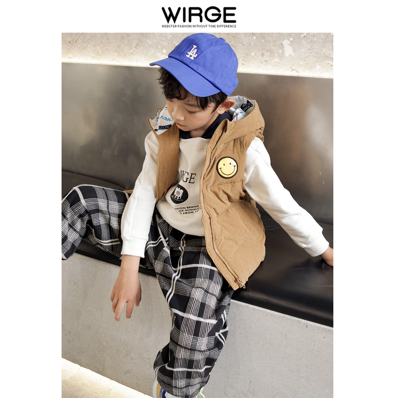 【韦氏】正品童装儿童羽绒马甲纯色白羽绒保暖加厚休闲背心男女冬季