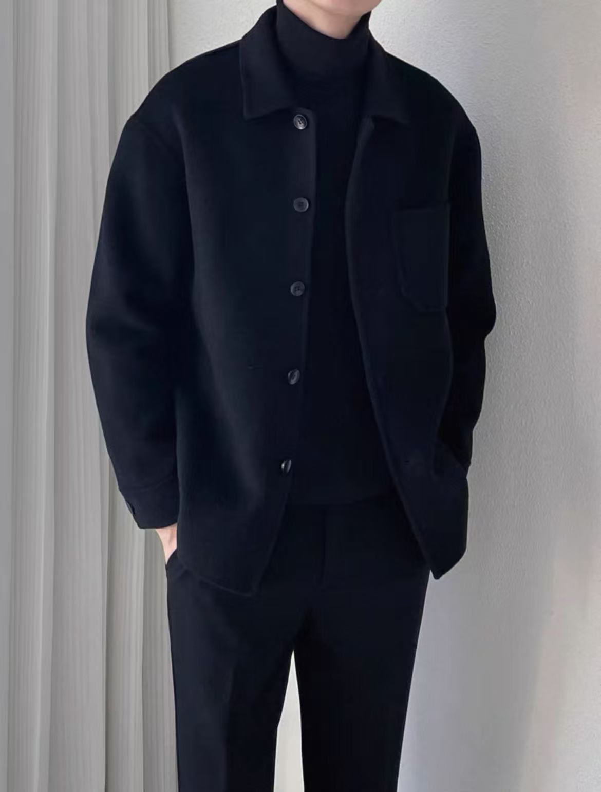 u201-400男士经典大衣外套【直播专链】