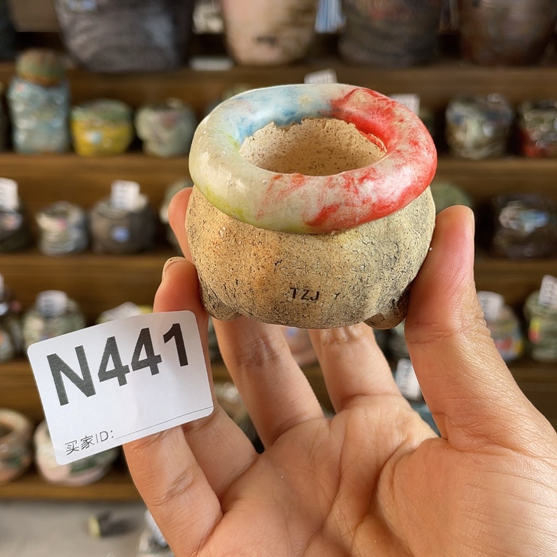 坛子姐花盆 匣钵土 内口3.5 左右 百搭