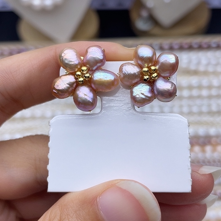 淡水珍珠银S925镶嵌颈饰