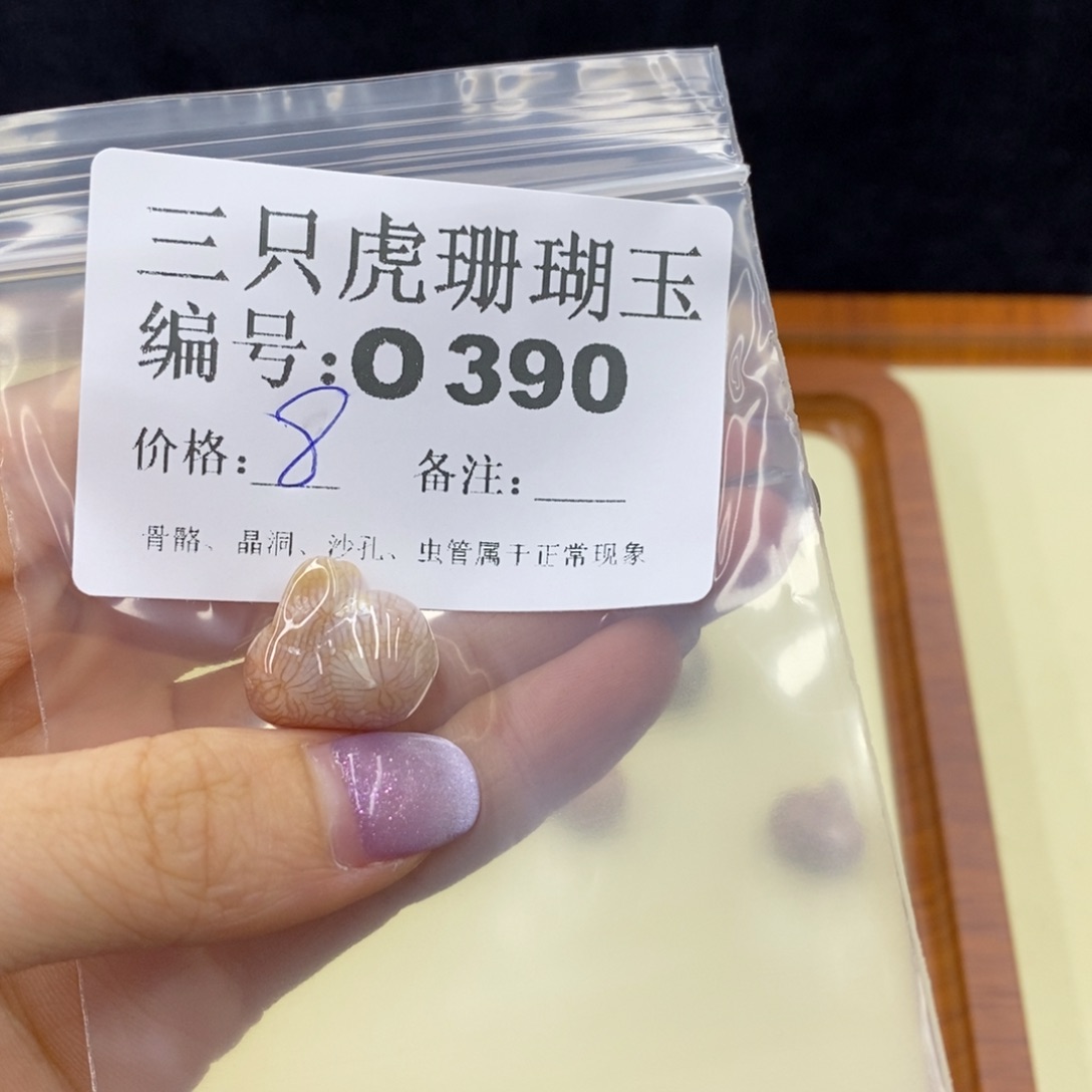 硅化珊瑚（珊瑚玉）未镶嵌o360不****^