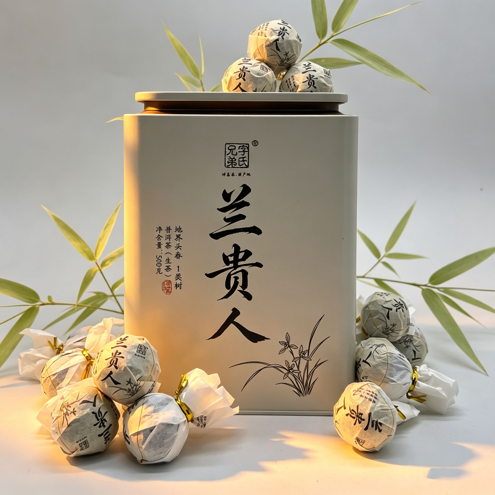 2026年【兰贵人】地界春茶挑采-云南普洱茶-生茶龙珠±8克/颗
