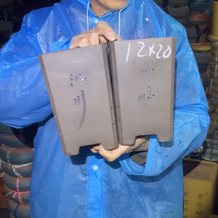 紫砂紫砂花盆和小盆栽