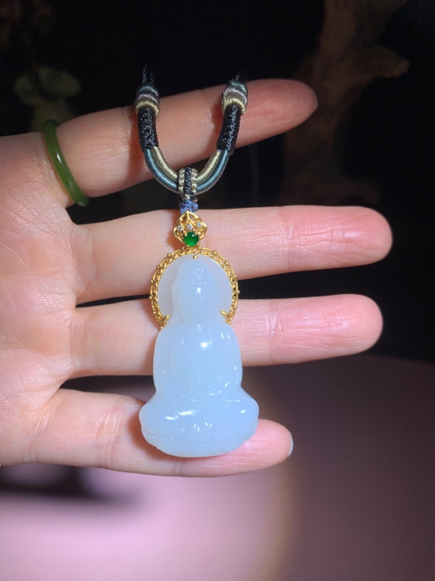 和田玉新中式吊坠