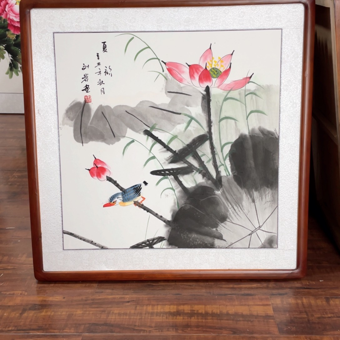 国画带框尺寸63*63厘米