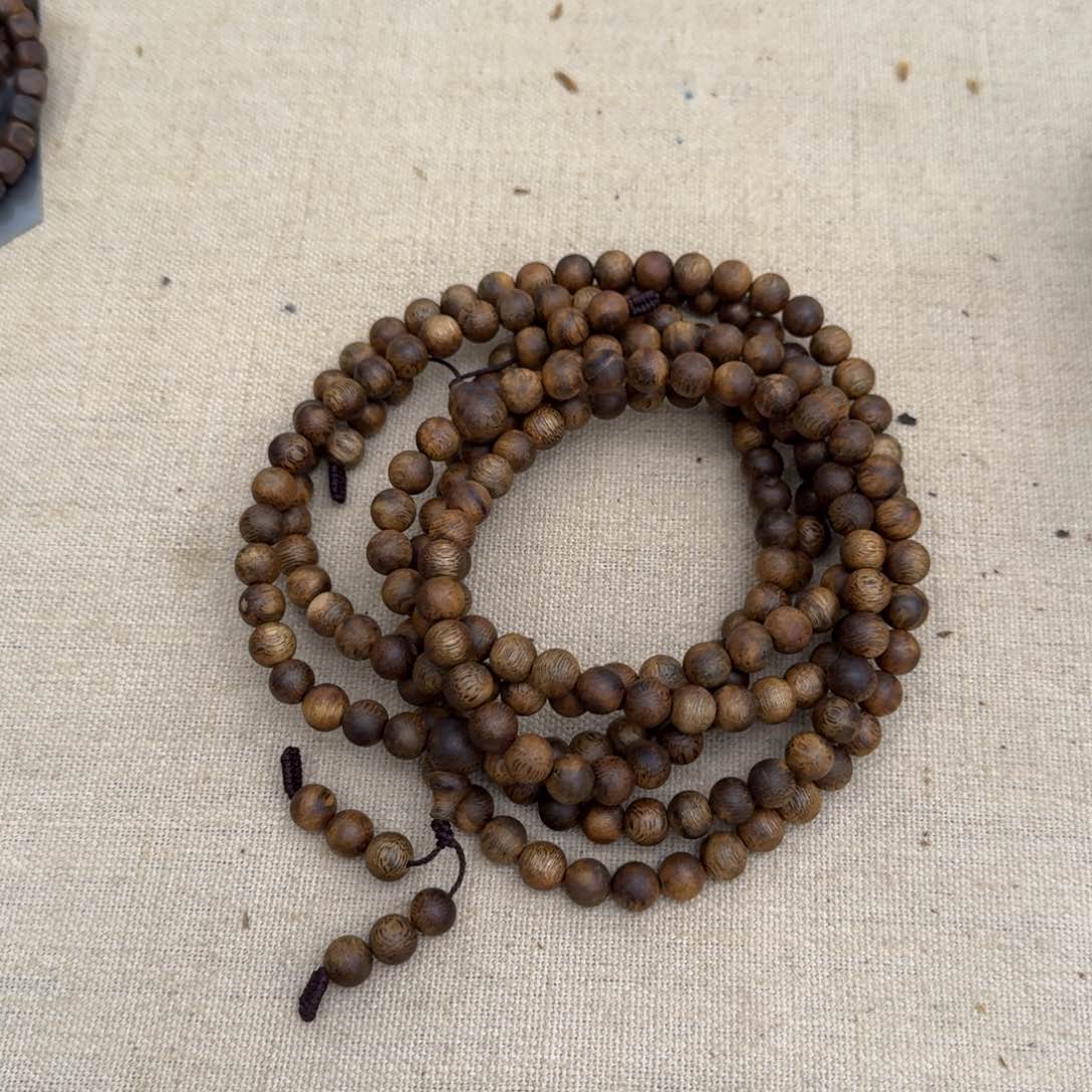 沉香手串绿奇楠0.8-20圈多样性发一个