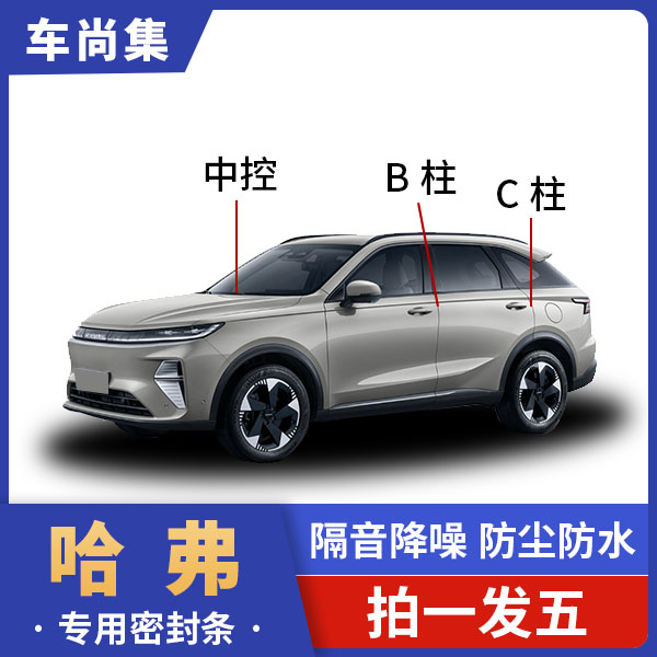 哈弗专用全系汽车B柱C柱仪表台密封条车门隔音条防尘降噪改装胶条
