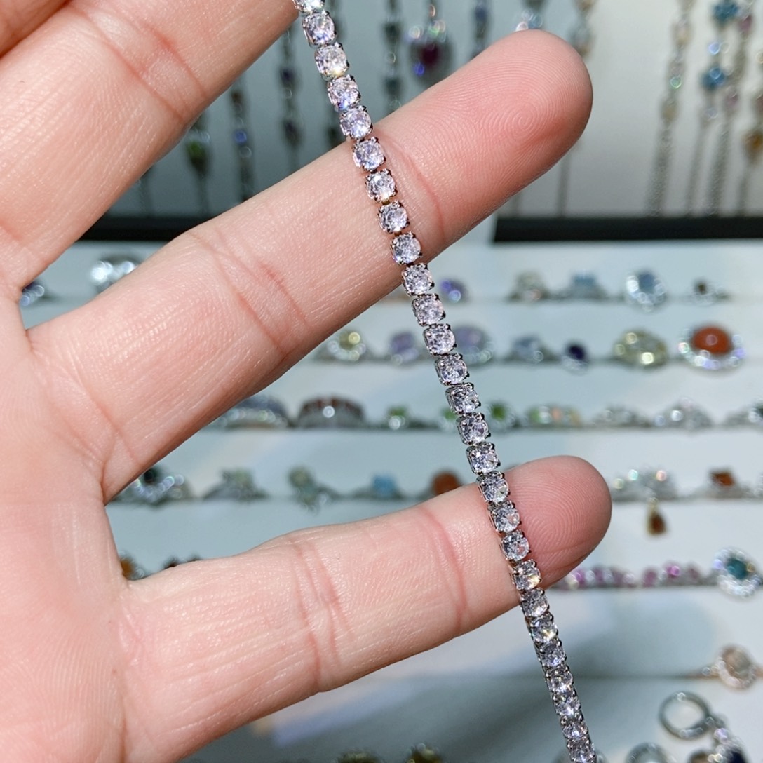 紫晶珠宝半成品银S925镶嵌