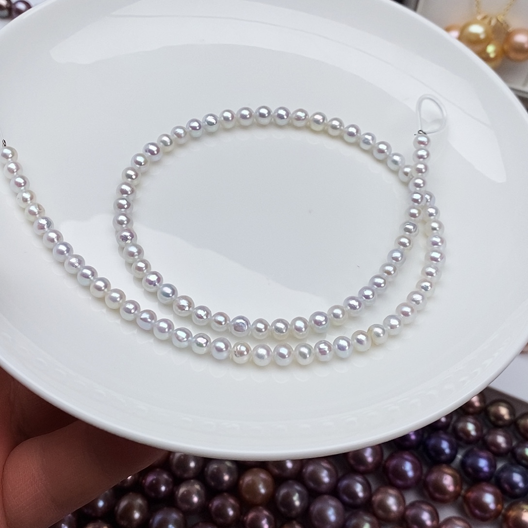 淡水珍珠颈饰合金