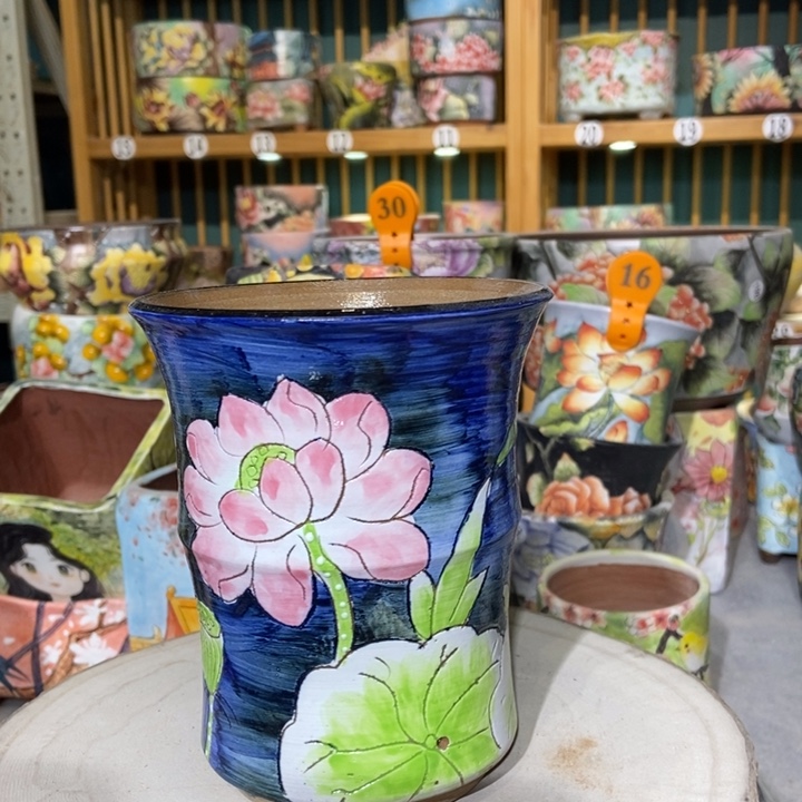 红陶景德镇艺术手绘作品