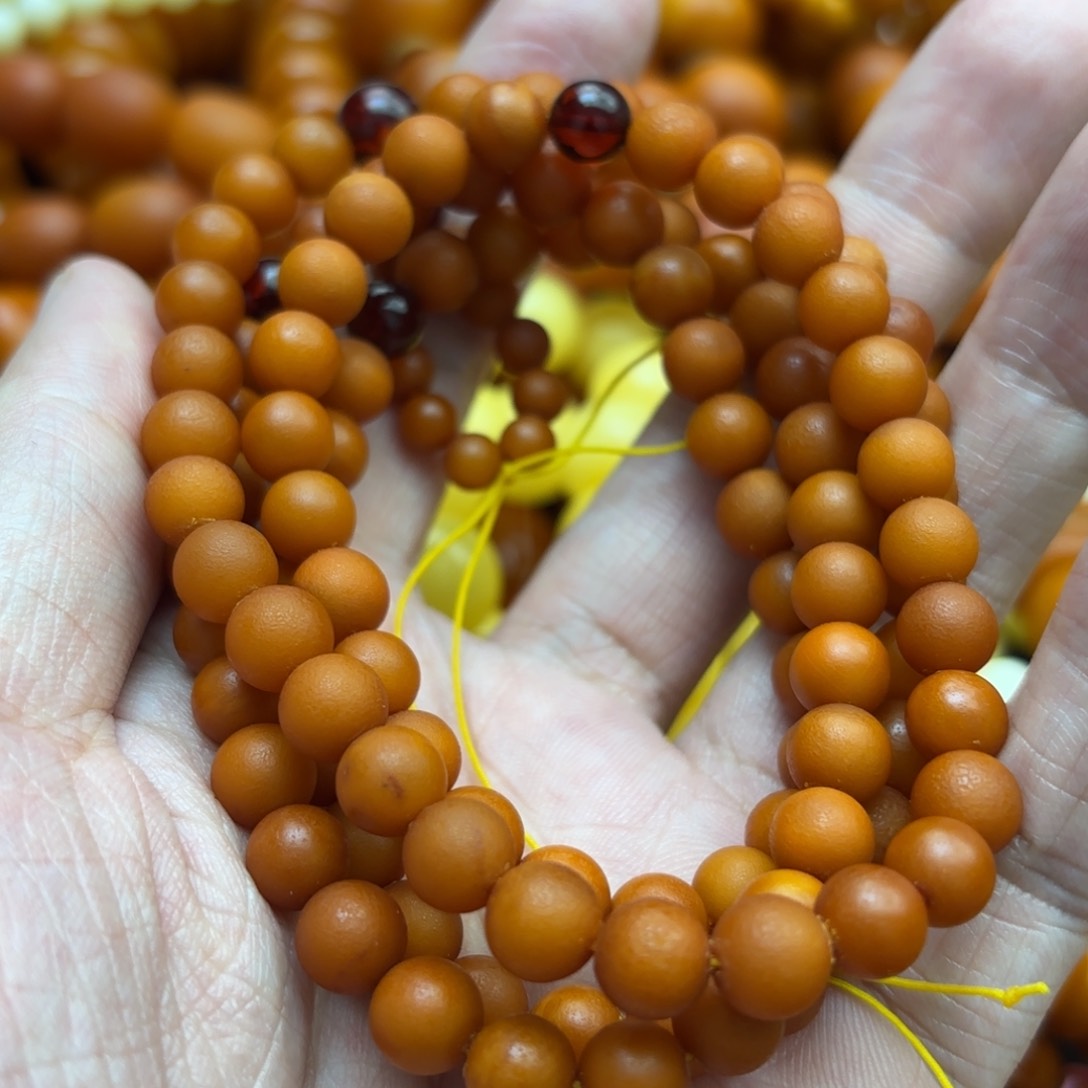 琥珀手链未镶嵌蜜蜡