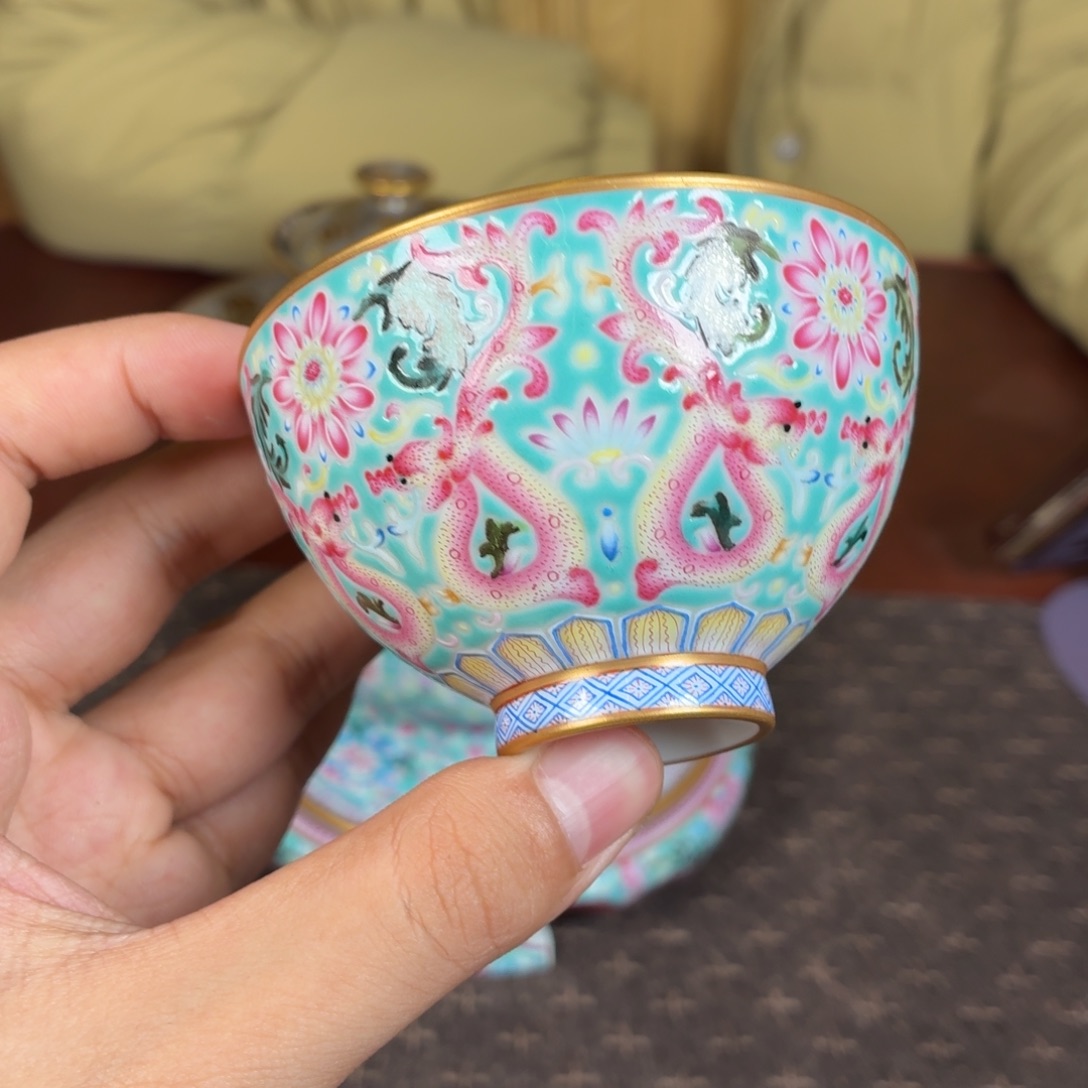 杯子瓷瓷姑娘景德镇陶瓷艺术