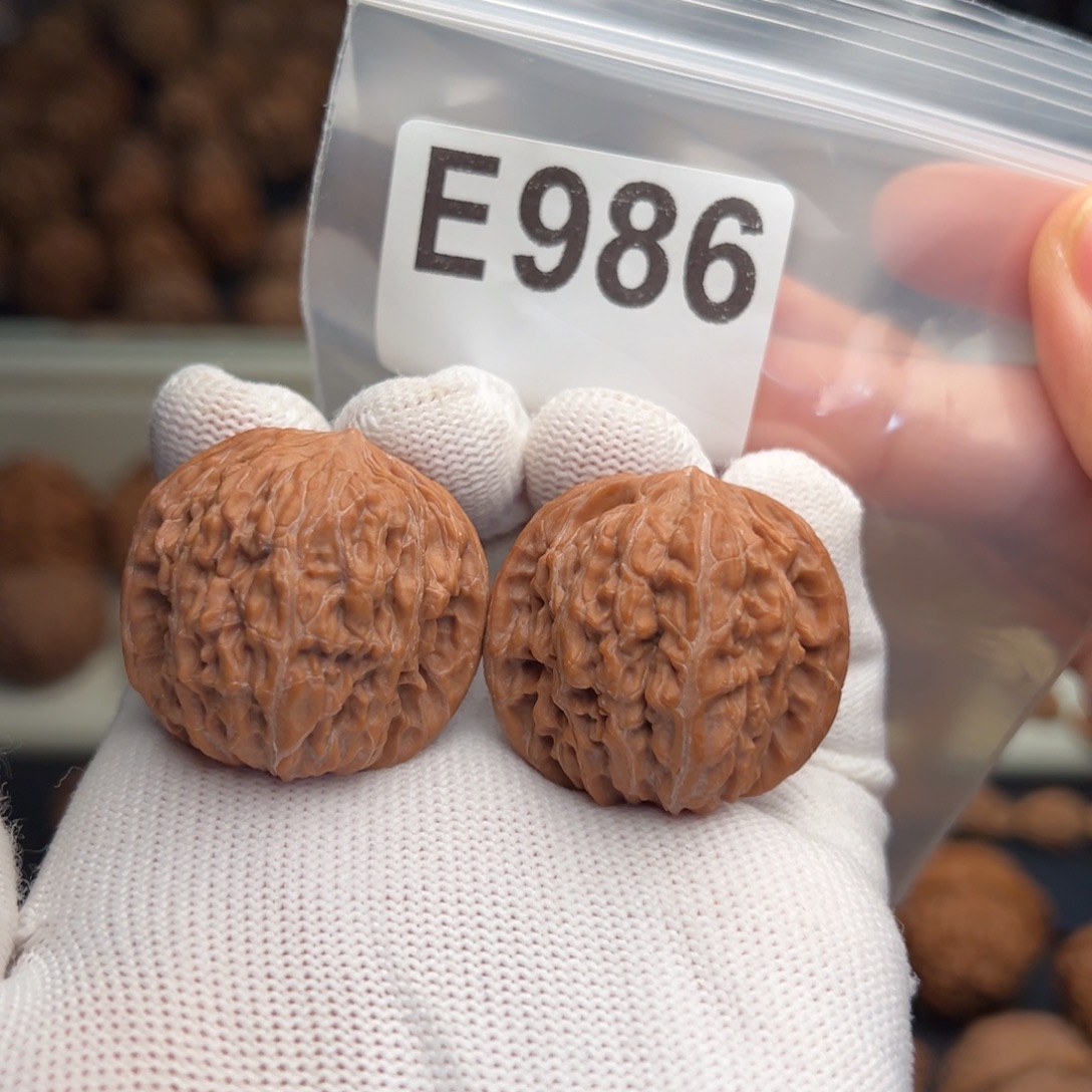 手串文玩核桃E986石子磨33