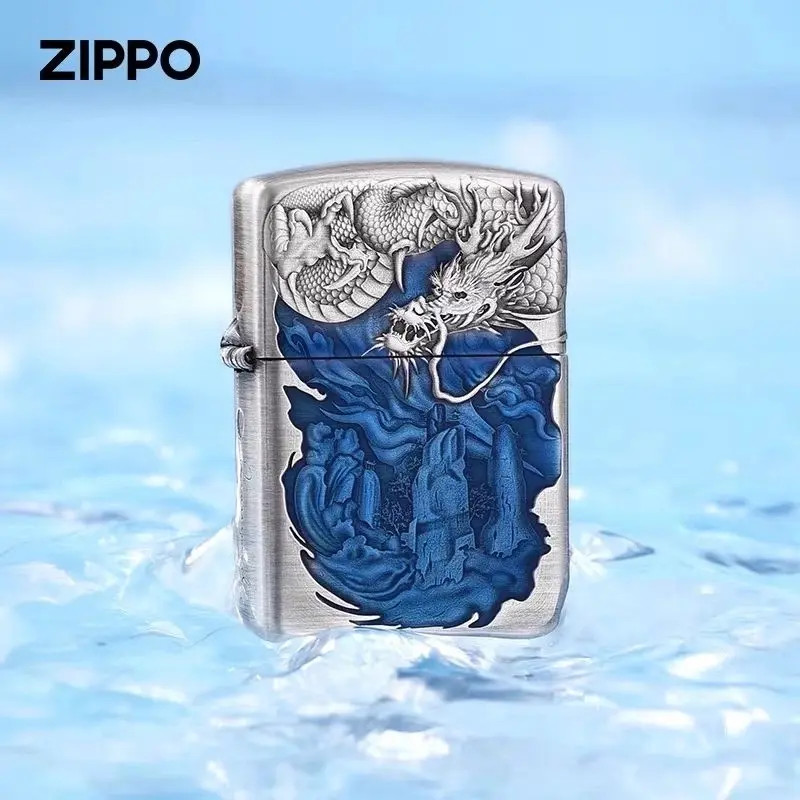 Zippo正品打火机专属【盔甲熏银呼风唤雨】