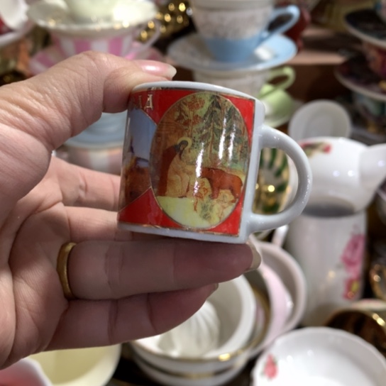 瓷片微瑕陶瓷处理介意请慎拍30毫升特别小